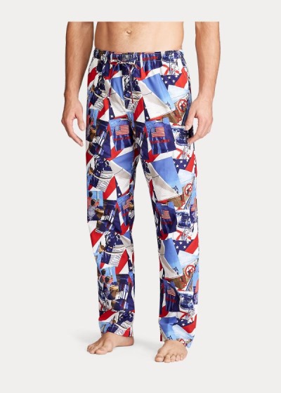 Calças Polo Ralph Lauren Novelty-Print Homem 89425-KZCB